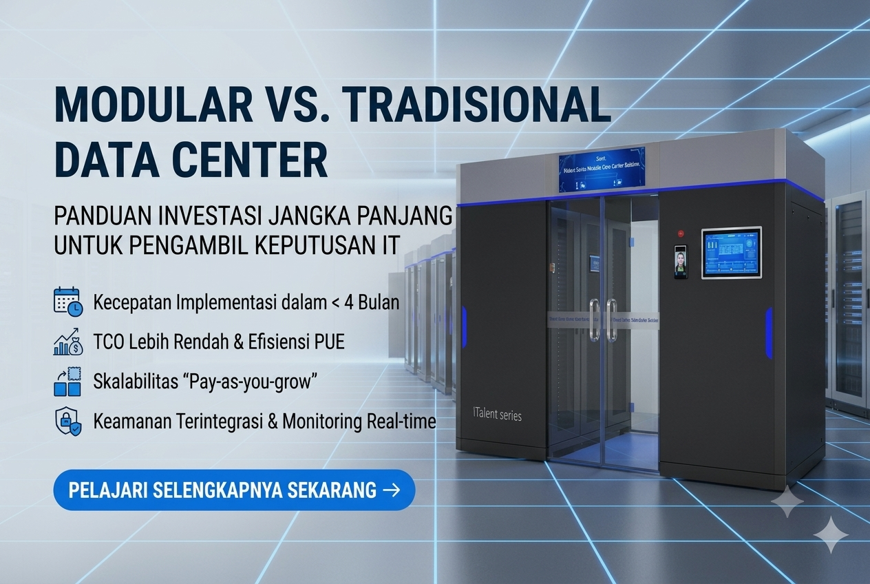 Modular vs. Tradisional Data Center: Mana yang Lebih Canggih?