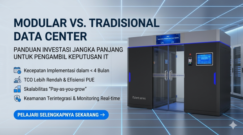 Modular vs. Tradisional Data Center: Mana Investasi Jangka Panjang yang Lebih Canggih?
